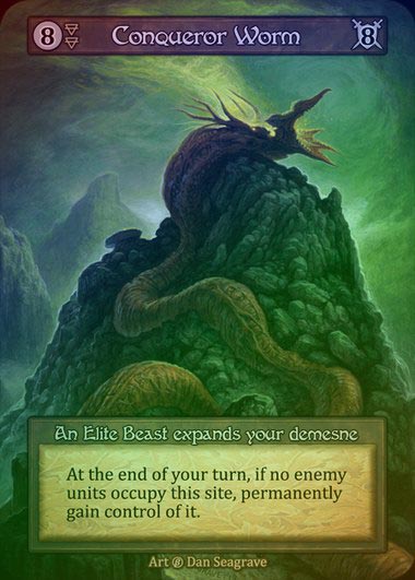 【FOIL】[Earth] Conqueror Worm [beta-Elite]
